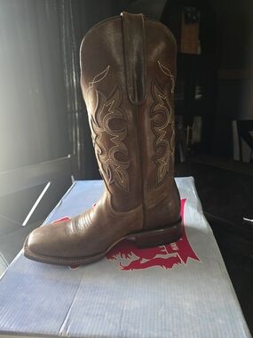 Women's Tanner Mark Brown Leather  Boots W9.5